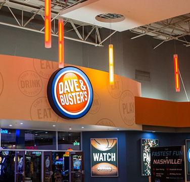 Client Image - Dave & Busters | Painting Contractors | Harrison Contracting