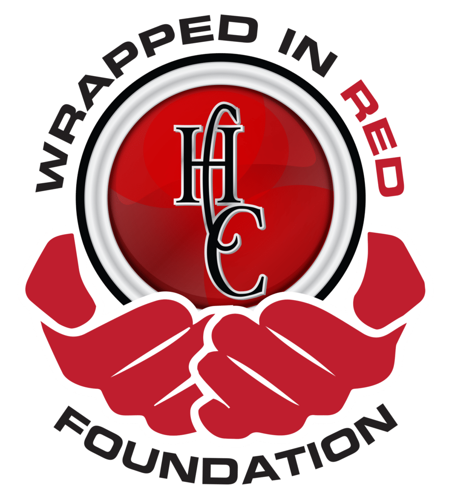 wrapped in red logo